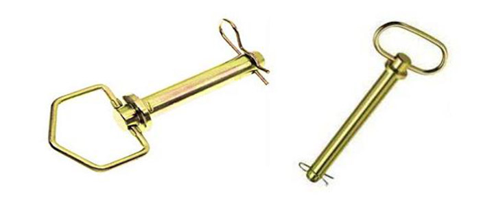 Fold Over Hitch Pin with R-Clip