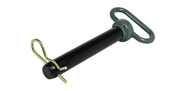 PVC Handle Hitch Pin / Grey Handle Hitch Pin with R-Clips
